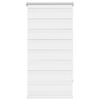 vidaXL Zebra blind 60.9x120 cm Fabric Width 56.7 cm white