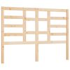 vidaXL Bed Headboard 141x4x104 cm Solid Wood Pine