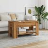 vidaXL Coffee Table Artisan Oak 101x49x52 cm Engineered Wood