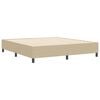 vidaXL Platform Bed Frame Grey Green 180 x 200 cm Fabric