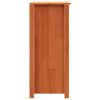vidaXL Sideboard Wax Brown 70 x 35 x 80 cm Solid Pine Wood