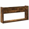 vidaXL Magazine Rack 2 pcs Smoked Oak 60 x 12 x 30 cm Engineered Wood