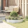 vidaXL Planter Ring 5 pcs Silver 120 x 120 x 20 cm Galvanised Steel