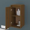 vidaXL Wall Cabinet Honey Brown 30x30x60 cm Solid Wood Pine