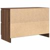 vidaXL TV Cabinet Brown Oak 80x35x54 cm Engineered Wood
