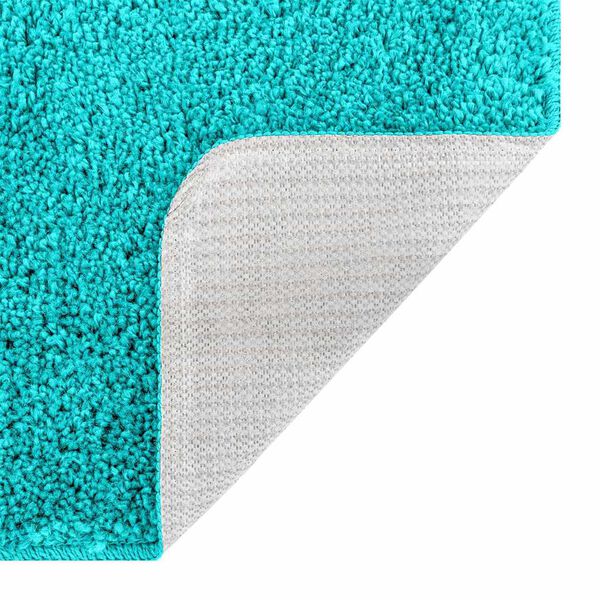 vidaXL Anti-slip Bath Mat Turquoise 50 x 80 cm PP