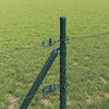 vidaXL Fence Post Grey 50 x 0.6 m (13 mm mesh) Steel and PVC