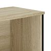 vidaXL Bookcase Sonoma Oak 50x31x169 cm Engineered Wood