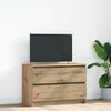 vidaXL TV Cabinet Artisan Oak 80x35x54 cm Engineered Wood