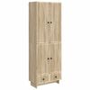 vidaXL Cabinet Set 2 pcs Sonoma Oak Engineered Wood