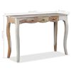 vidaXL Console Table with 3 Drawers Solid Acacia Wood 110x40x76 cm