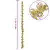 vidaXL Christmas Ball Garland Gold 186 cm Polystyrene