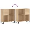 vidaXL Record Cabinet Sonoma Oak 84.5x38x89 cm Engineered Wood