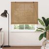 vidaXL Roller Blind with Curtains Manual Brown 150 x 220 cm Bamboo