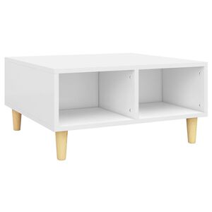 vidaXL Coffee Table White 60x60x30 cm Engineered Wood