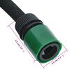 vidaXL Garden Soaker Hose Black 0.6" 10 m Rubber