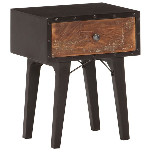vidaXL Bedside Cabinet 40x30x50 cm Solid Reclaimed Wood