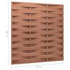 vidaXL Fence Panel WPC 170x180 cm Brown