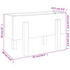 vidaXL Garden Planter 62x30x38 cm Solid Wood Douglas