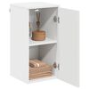 vidaXL Bathroom Cabinet Wall-mounted with Door White 30 x 31.5 x 61 cm