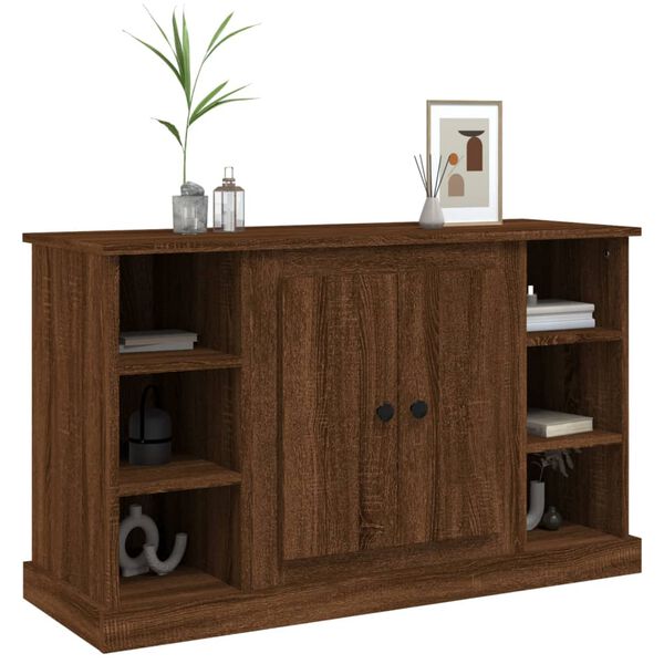 vidaXL Sideboard Brown Oak 100x35.5x60 cm Engineered Wood
