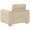 vidaXL Sofa Cream 100 x 77 x 82 cm Fabric