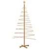 vidaXL Wooden Christmas Tree Brown 180 cm Bamboo