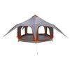 vidaXL Family Tent 5-Person Grey and Orange