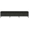 vidaXL TV Cabinet Black 202x39x43.5 cm Cold-rolled Steel