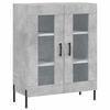 vidaXL Sideboard Concrete Grey 69.5x34x90 cm Engineered Wood