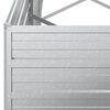 vidaXL Garden Raised Bed 240x40x45 cm Galvanized Steel Silver