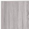 vidaXL TV Wall Cabinet Grey Sonoma 40.5x30x102 cm Engineered Wood