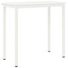 vidaXL Bar Table White 110 x 55 x 105 cm Solid Pine Wood