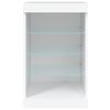vidaXL Sideboard with LED Lights White 41x37x67 cm