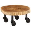 vidaXL Coffee Table Solid Acacia Wood 60x55x25 cm