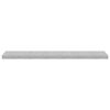 vidaXL Floating Wall Shelf Concrete Grey 120x23.5x3.8 cm MDF