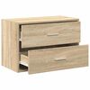 vidaXL Cabinet with 2 Drawers Sonoma Oak 60x31x40 cm Engineered Wood