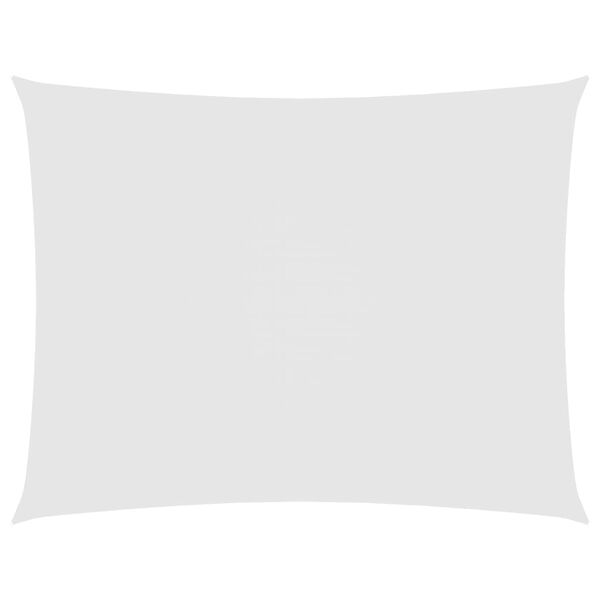 vidaXL Sunshade Sail Oxford Fabric Rectangular 5x7 m White