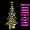 vidaXL Christmas Tree with 160 LEDs Warm white 151 cm PET