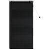vidaXL Venetian Blind Black 95 x 160 cm 35 mm Solid Paulownia Wood