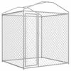 vidaXL Outdoor Dog Kennel with Canopy Top 193x193x225 cm