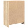vidaXL Sideboard Sonoma Oak 57x34x76 cm Engineered Wood