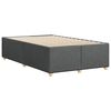 vidaXL Bed Frame without Mattress Dark Grey&nbsp;Double Fabric