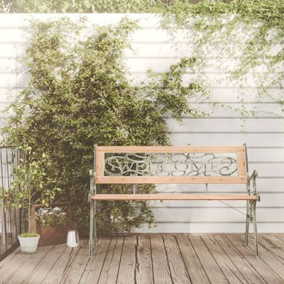 vidaXL Garden Bench 122 cm Solid Firwood