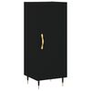 vidaXL Highboard Black 34.5x34x180 cm Engineered Wood
