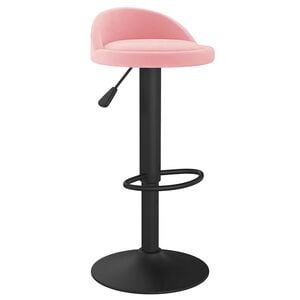 vidaXL Bar Stool Pink Velvet