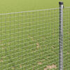 vidaXL Welded Wire Fence Silver 0.6 x 100 m
