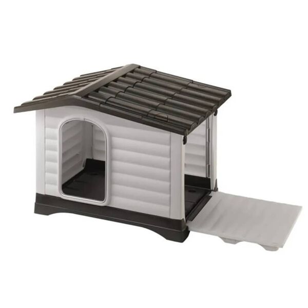 Ferplast Doghouse Villa 90 Grey 88x72x65 cm 87255099