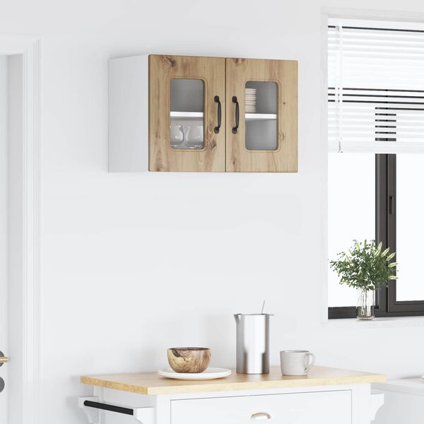 vidaXL Kitchen Cabinet with Storage Kalmar Artisan Oak 60 x 31 x 40 cm
