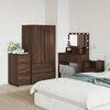 vidaXL Storage Cabinet Brown Oak 40 x 48 x 81 cm Engineered Wood